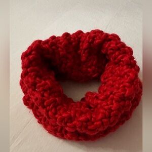 Mossimo Supply Co. Chunky Vibrant Red Knit Infinity Scarf